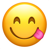 Smiley mit Zunge