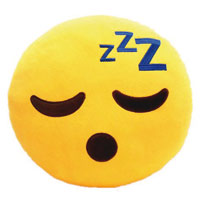 Polster und Kissen - Whatsapp Emoticon ist müde U+1F634