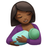 Stillen: mitteldunkle Hautfarbe