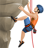 Bergsteiger: helle Hautfarbe