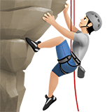 Bergsteiger(in): helle Hautfarbe