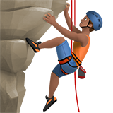 Bergsteiger: mittlere Hautfarbe