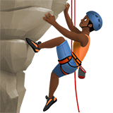 Bergsteiger: mitteldunkle Hautfarbe