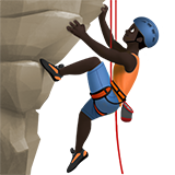 Bergsteiger: dunkle Hautfarbe