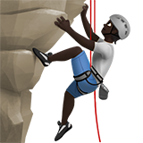 Bergsteiger(in): dunkle Hautfarbe