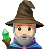 Magier: helle Hautfarbe