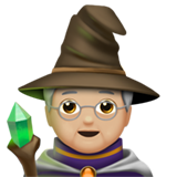 Magier(in): mittelhelle Hautfarbe