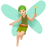 Märchenfee: helle Hautfarbe