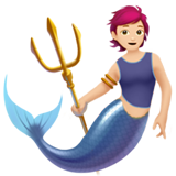 Wassermensch: helle Hautfarbe