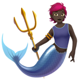 Wassermensch: dunkle Hautfarbe