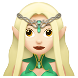 Elfe: helle Hautfarbe