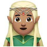 Elf: mittlere Hautfarbe