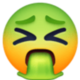 Kotzendes Gesicht - Facebook