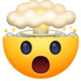 Explodierender Kopf - Facebook