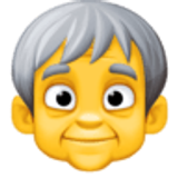 Ältere Person - Facebook