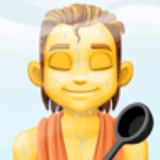 Person in Dampfsauna - Facebook