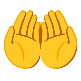 Handflächen nach oben - Noto Color Emoji