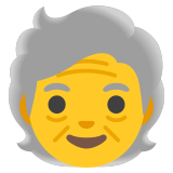 Ältere Person - Noto Color Emoji