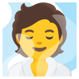 Person in Dampfsauna - Noto Color Emoji