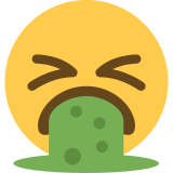 Kotzendes Gesicht - Twitter / X