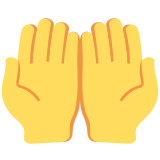 Handflächen nach oben - Twitter / X