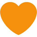 Oranges Herz - Twitter / X