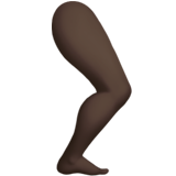 Bein: dunkle Hautfarbe