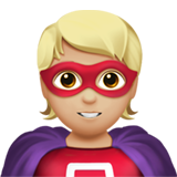 Superheld(in): mittelhelle Hautfarbe