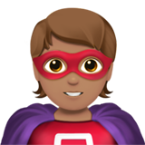 Superheld(in): mittlere Hautfarbe