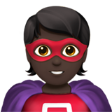 Superheld(in): dunkle Hautfarbe