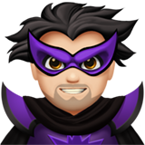 männlicher Bösewicht: helle Hautfarbe