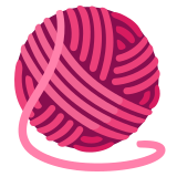 Wollknäuel - Noto Color Emoji