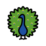 Pfau - OpenMoji