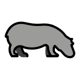 Nilpferd - OpenMoji
