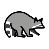 Waschbär - OpenMoji