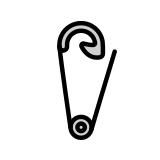 Sicherheitsnadel - OpenMoji