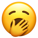 Gähnendes Emoji