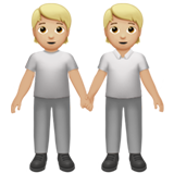 sich an den Händen haltende Personen: mittelhelle Hautfarbe