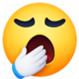 Gähnendes Gesicht - Facebook