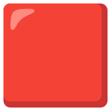 Rotes Quadrat - Noto Color Emoji