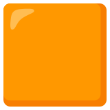 Oranges Quadrat - Noto Color Emoji