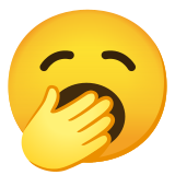 Gähnendes Gesicht - Noto Color Emoji