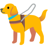 Blindenhund - Noto Color Emoji