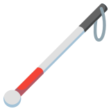 Blindenstock - Noto Color Emoji