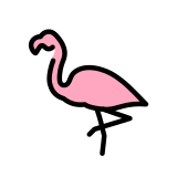 Flamingo - OpenMoji