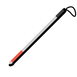 Blindenstock - OpenMoji