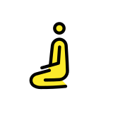 Kniende Person - OpenMoji