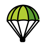 Fallschirm - OpenMoji