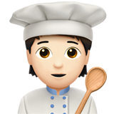 Koch/Köchin: helle Hautfarbe