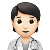 Arzt/Ärztin: helle Hautfarbe